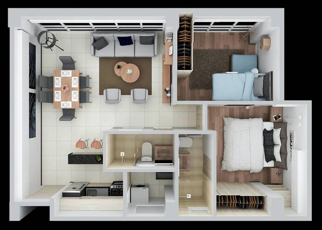 Imagen de Modelo 65m2